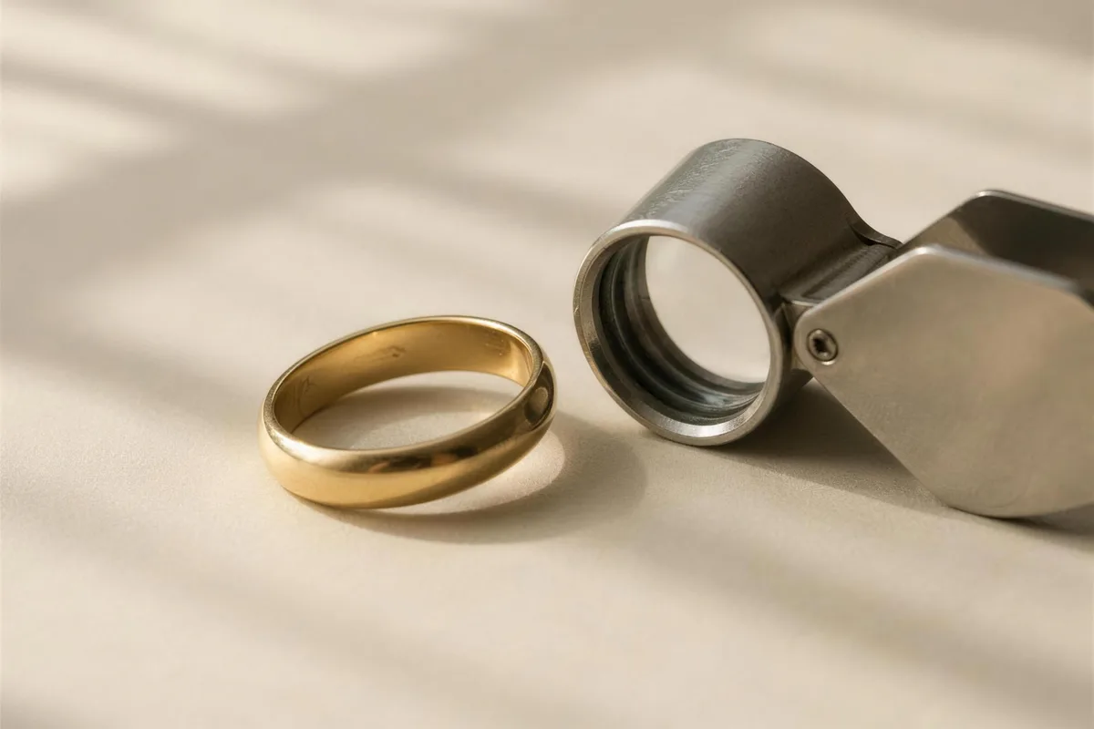Was bedeutet die Punze 585 auf meinem Ring?