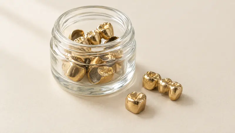 Gesammeltes Zahngold